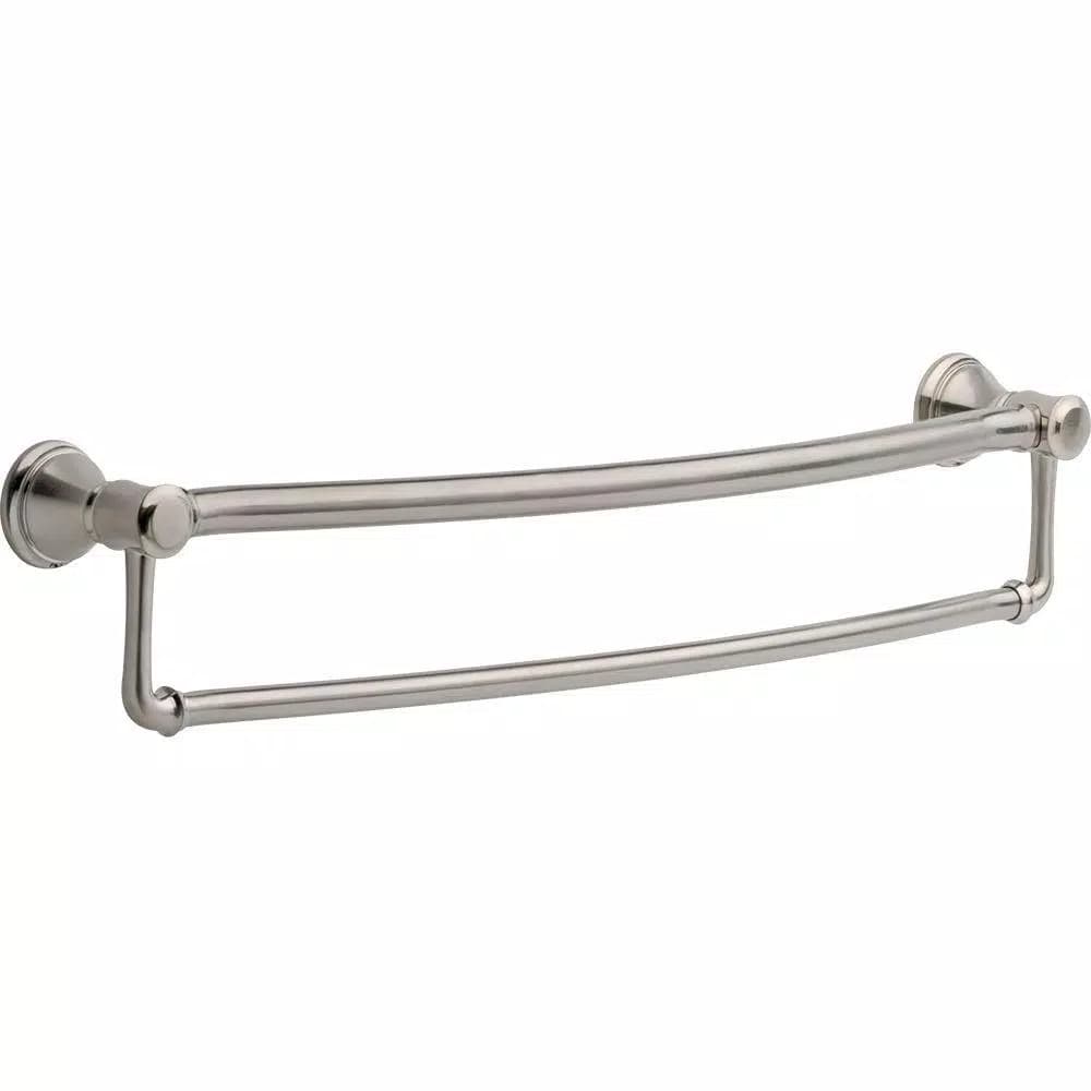 Delta Decor Assist Traditional 24 in. Towel Bar with Integrated Assist Bar, Stainless Steel
