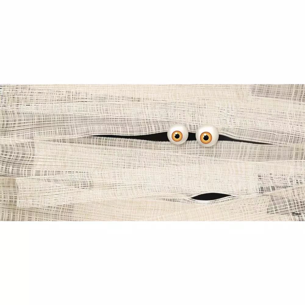 My Door Decor 7 ft. x 16 ft. Halloween Mummy Face Garage Door Banner Mural