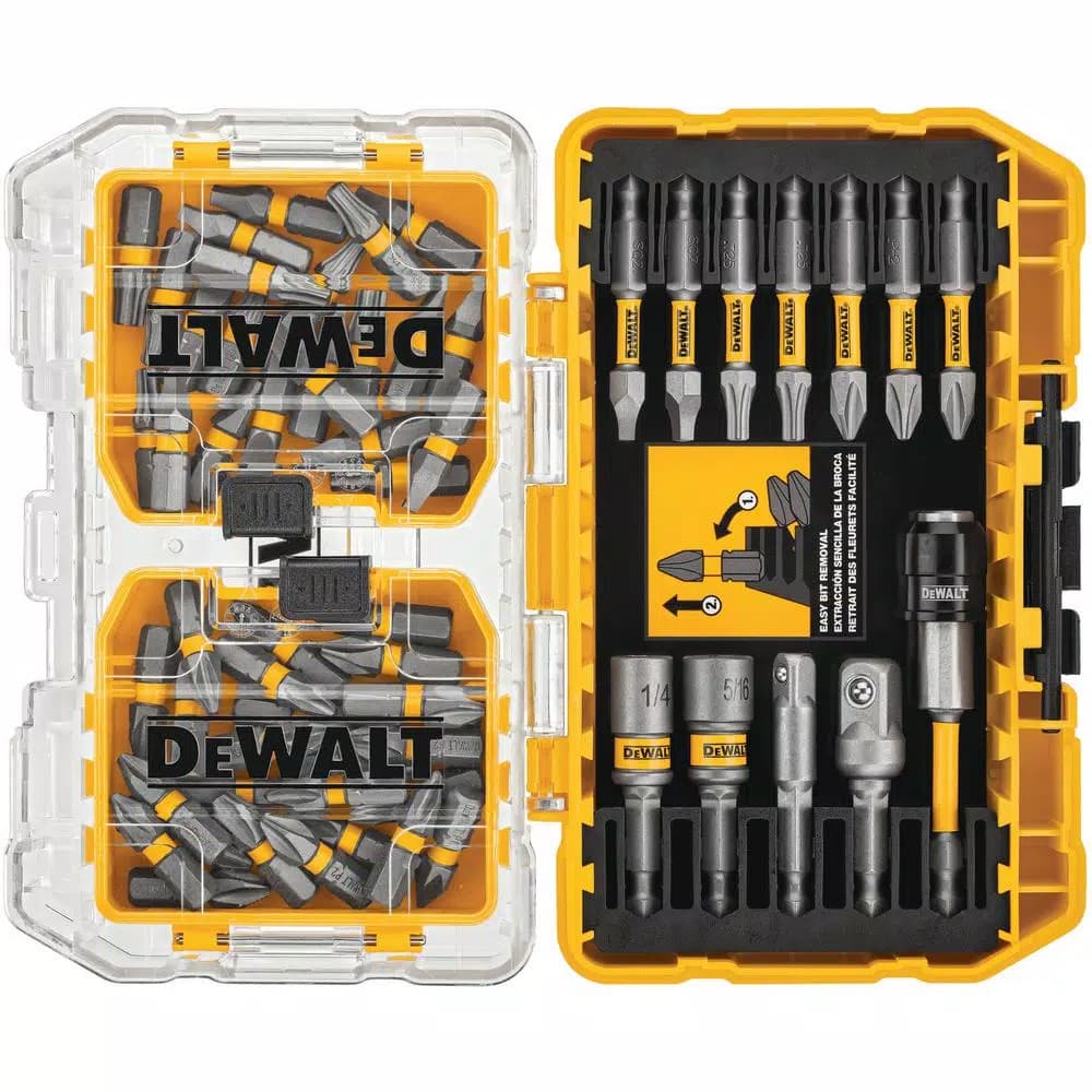 DEWALT MAXFIT 60-Piece Screwdriver Bit Set with Magnetic Screw Lock System