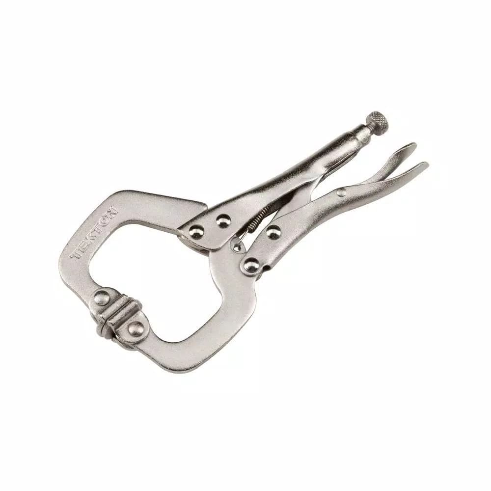 TEKTON 6 in. Swivel Pad Locking C-Clamp
