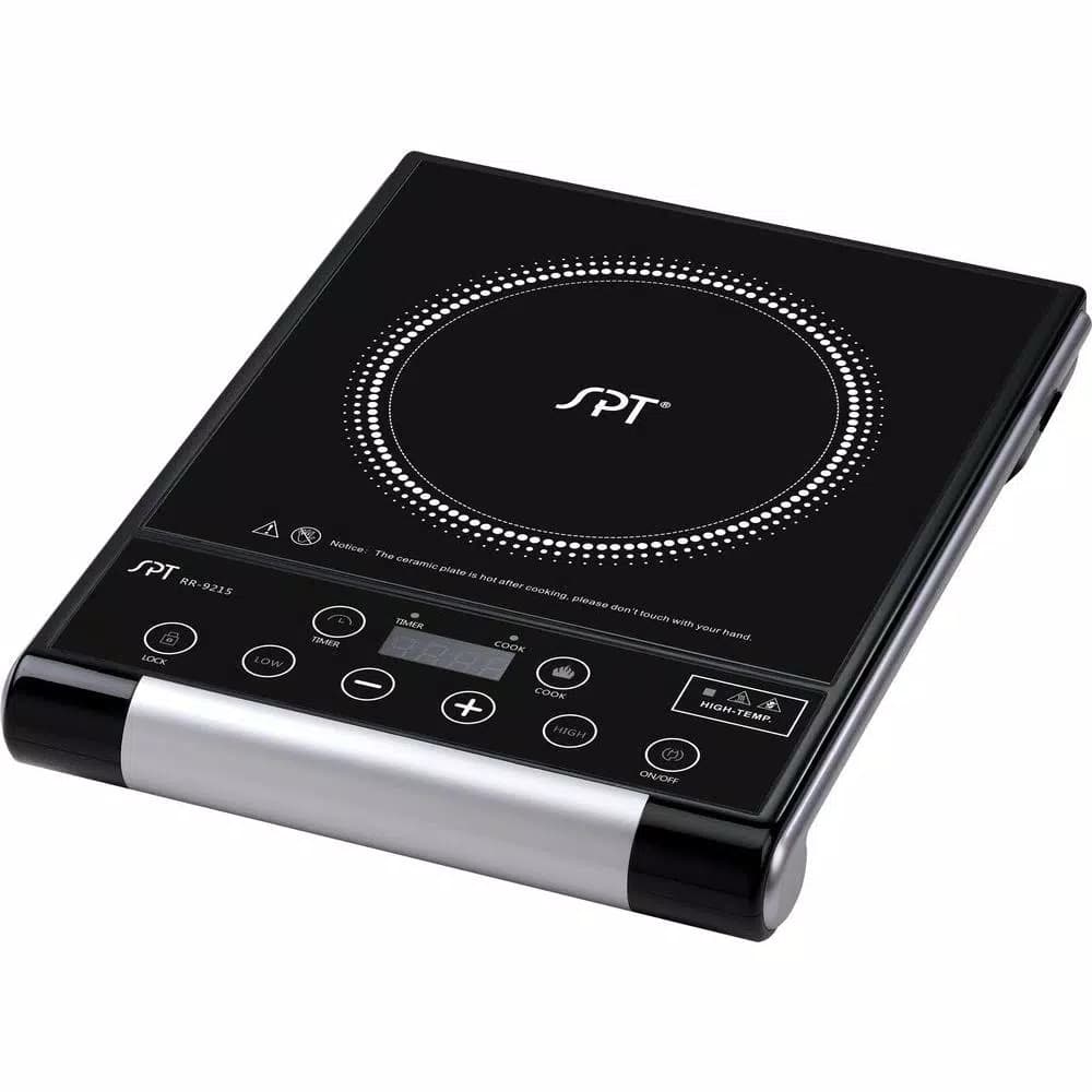 SPT 15 in. Single Burner Black Radiant Hot Plate with Temperature Control and LED Display