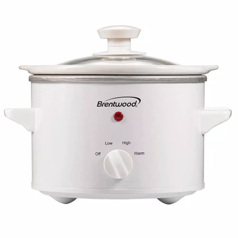 Brentwood Appliances SC-115W 1.5 Qt. Slow Cooker, White