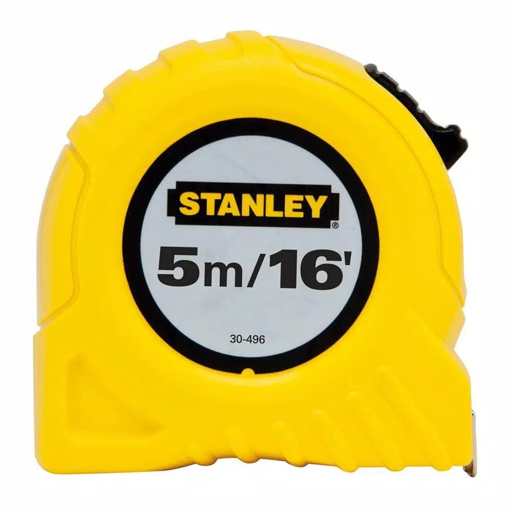 Stanley 16 ft. x 3/4 in. Tape Measure, Metric/SAE Dual Scale with Polymer Coated Blade
