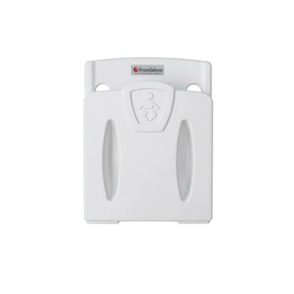 Foundations Baby/Toddler Wall Seat, Bacteria Resistant High-Density Polyethylene, Light Gray