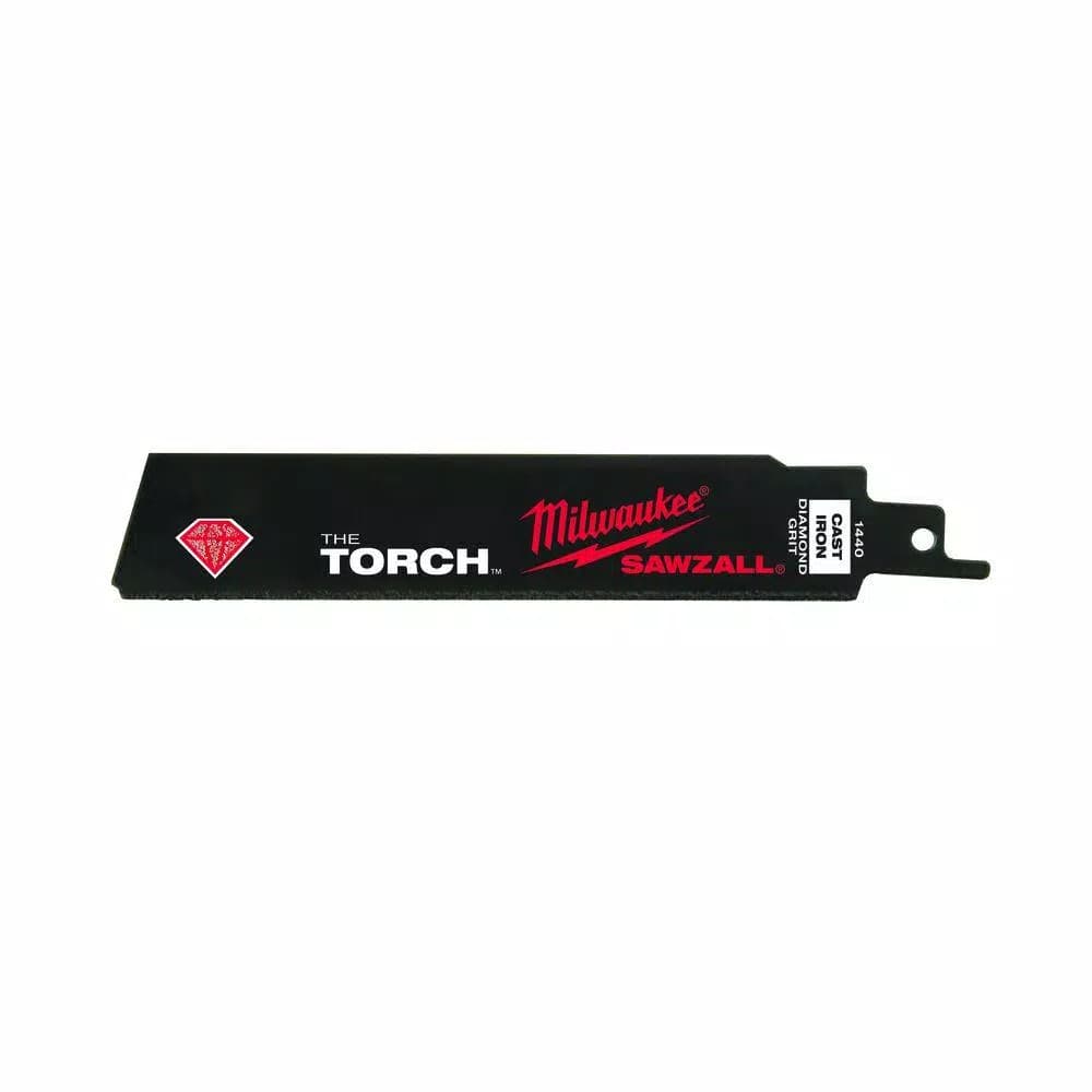 Milwaukee 6 in. Diamond-Grit TORCH SAWZALL Reciprocating Saw Blade