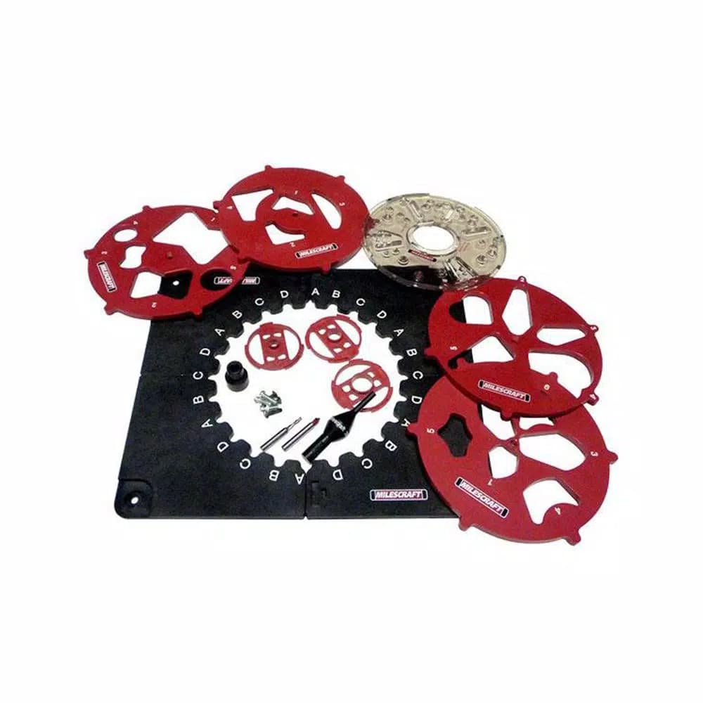 Milescraft Design/InlayKit Router Template Kit with Bits and Bushings