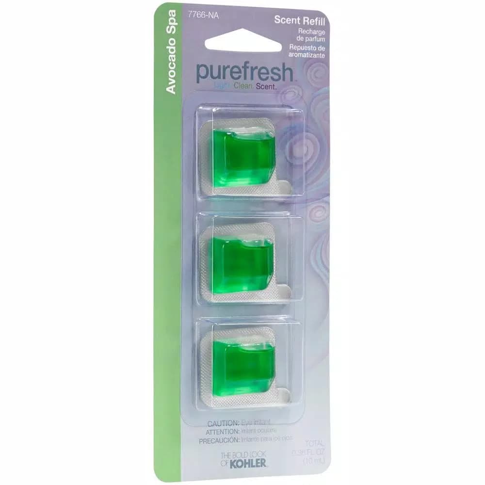 KOHLER Avocado Spa Scent Refill Pack for Purefresh Toilet Seat (3 Pack)