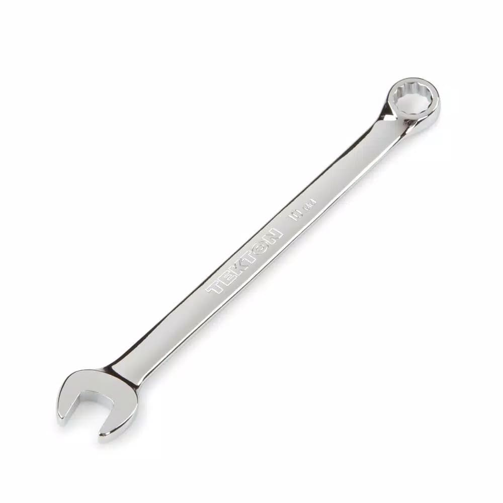 TEKTON 10 mm Combination Wrench, 12-Point Box End, Chrome Vanadium Steel