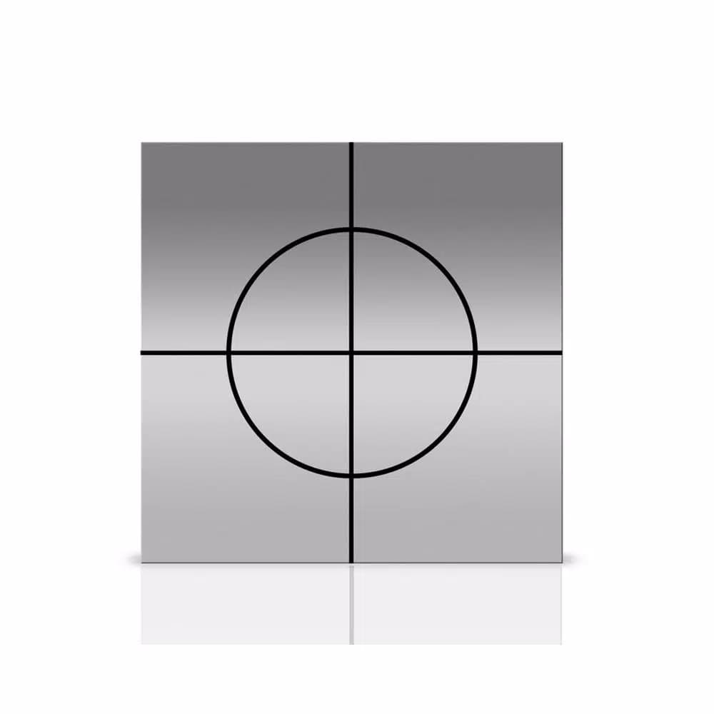 AdirPro 50 x 50 mm Reflective Adhesive Target Sheets for Total Stations (10 Pack)
