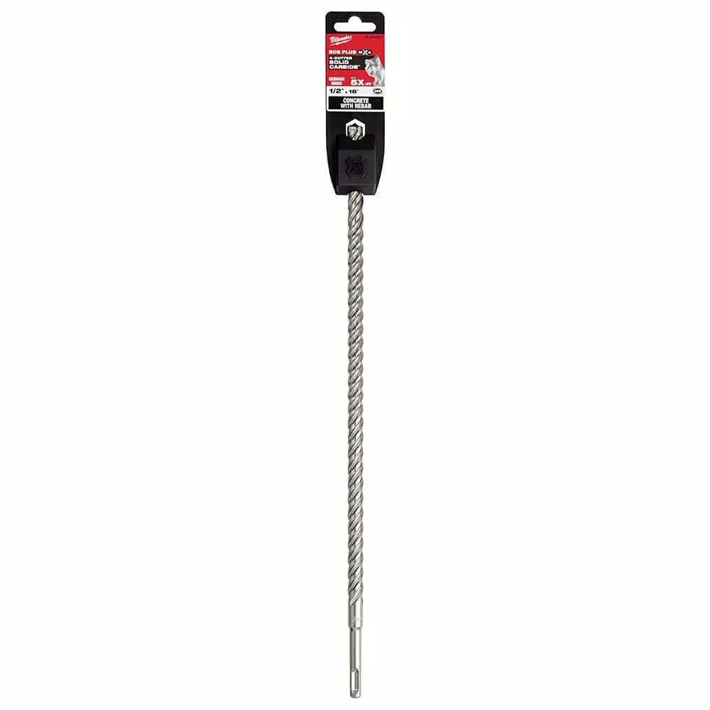 Milwaukee MX4 SDS-Plus 1/2 in. x 18 in. 4-Cutter Carbide Masonry Drill Bit
