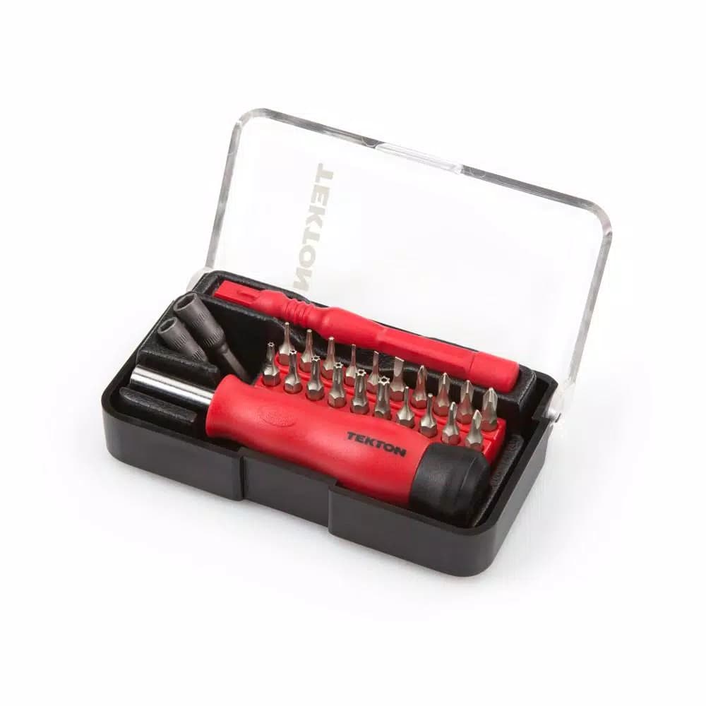 TEKTON Everybit 27-Piece Precision Tool Kit for Electronics, Mobile Devices, and Laptops