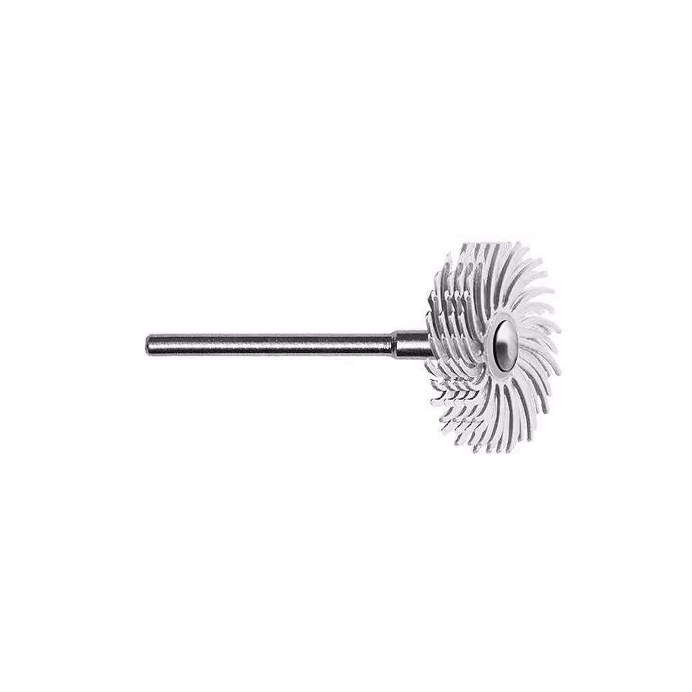 Dedeco Sunburst 7/8 in. 4-Ply Radial Discs, 120-Grit Medium Rotary Cleaning and Polishing Tool (6-Pack)
