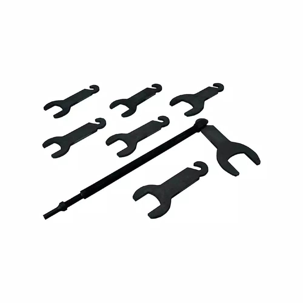 Lisle Pneumatic Fan Clutch Wrench Set, 5-Piece Metric Set for Ford, GM, and Chrysler