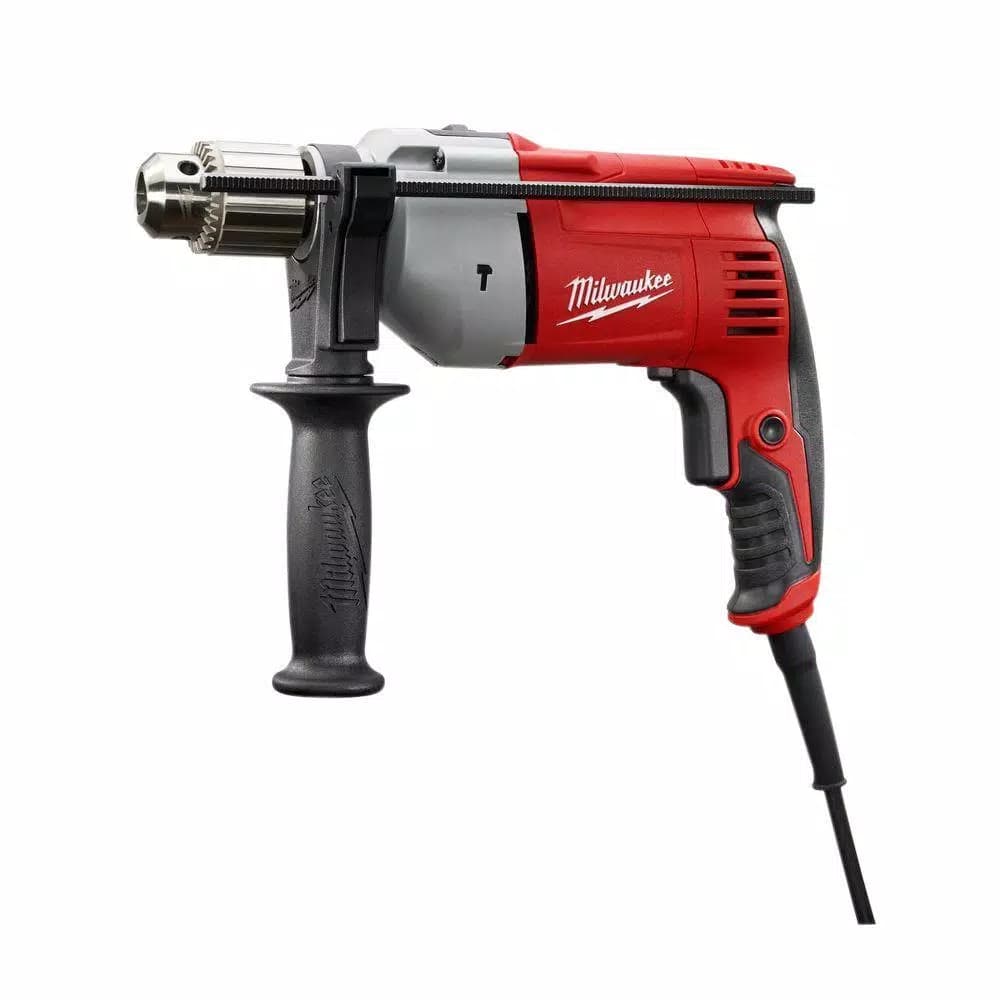 Milwaukee 8 Amp Corded 1/2 in. Hammer Drill Driver with All-Metal Gear Case