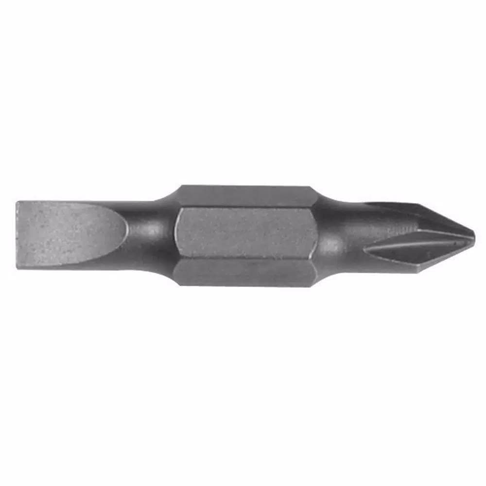 Klein Tools Replacement Bits, #1 Phillips and 3/16 Inch Slotted, 2-Piece Set