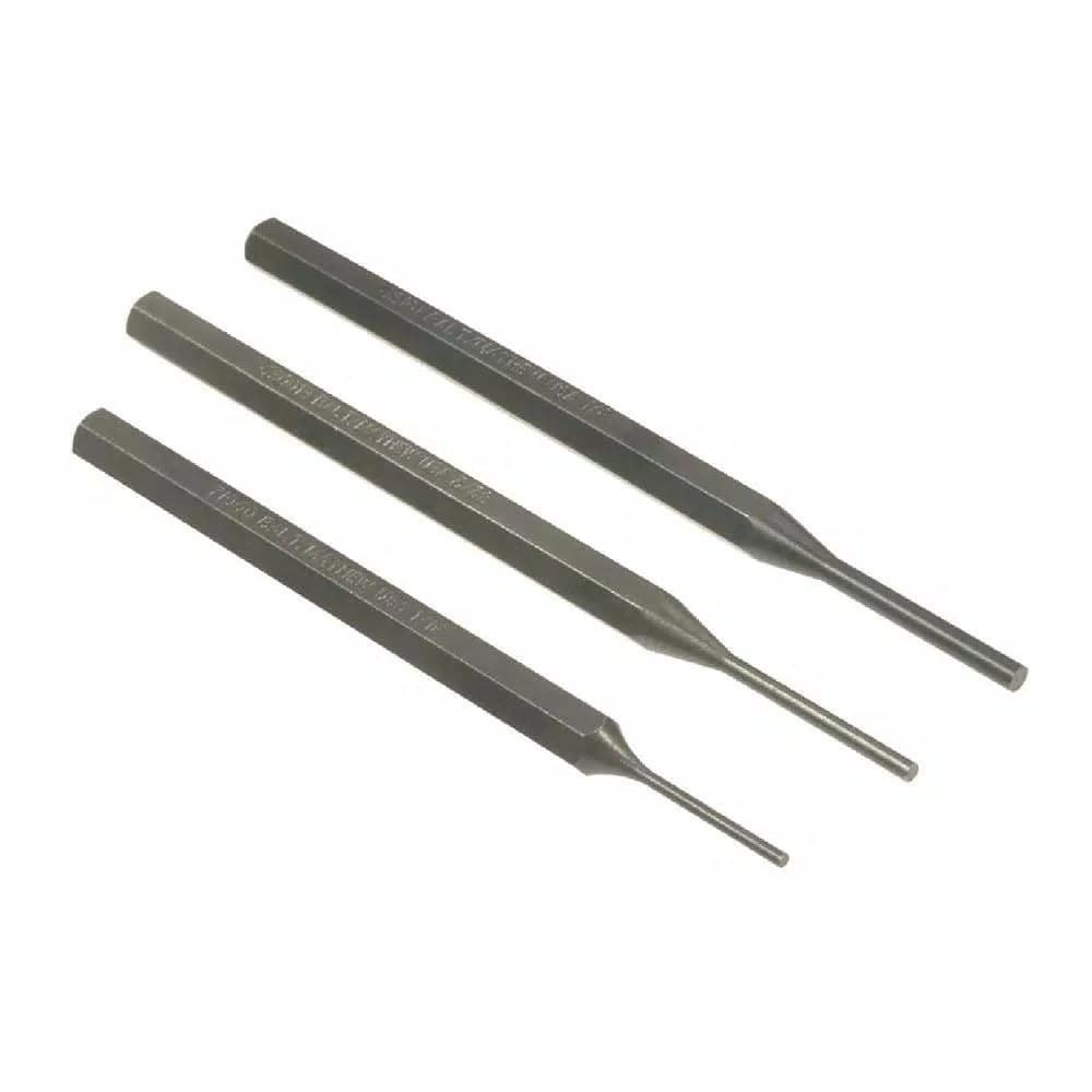 Mayhew Short Pin Punch Set (3-Piece) - Industrial Grade Alloy Steel