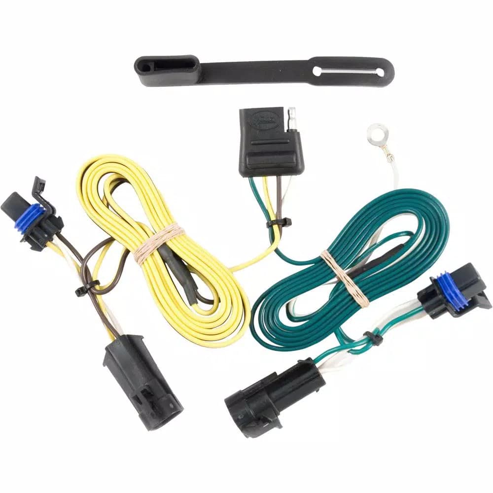 CURT Custom Vehicle-Trailer Wiring Harness, 4-Way Flat, for Chevrolet Malibu & Pontiac G6