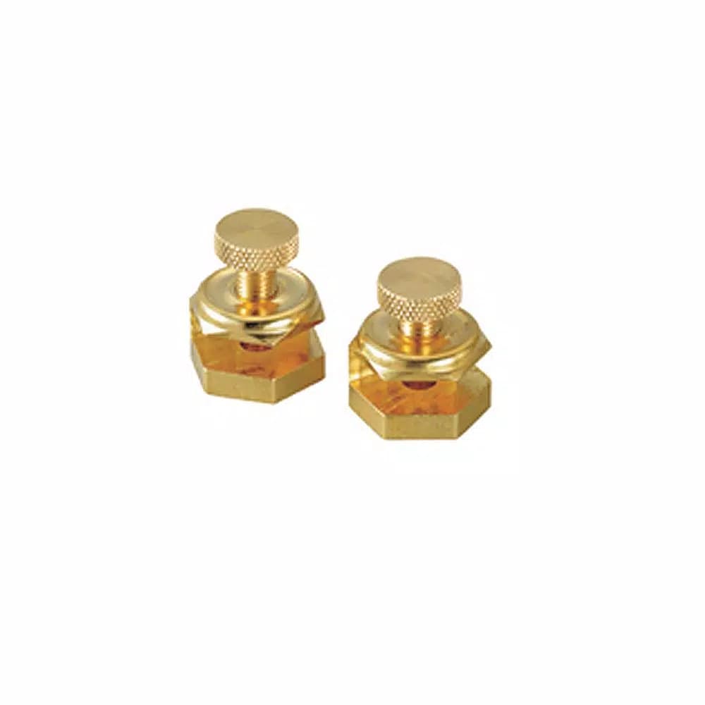 Johnson Brass Stair Gauges, 2-Pack - Machined Solid Brass Carpentry Gauges