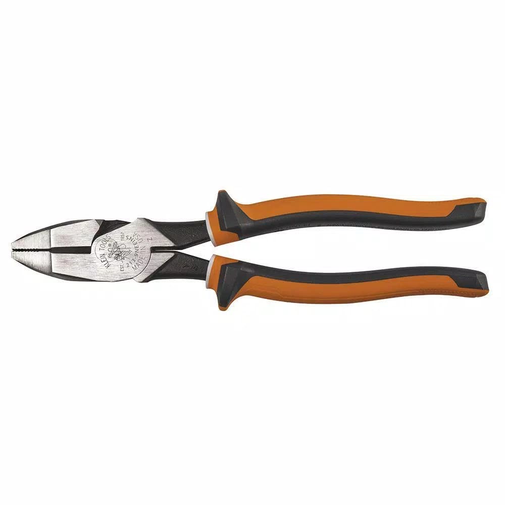 Klein Tools 9 in. Insulated High-Leverage Side-Cutting Pliers, 1000V Rated