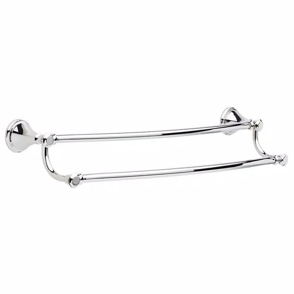 Delta Cassidy 24 in. Double Towel Bar in Polished Chrome