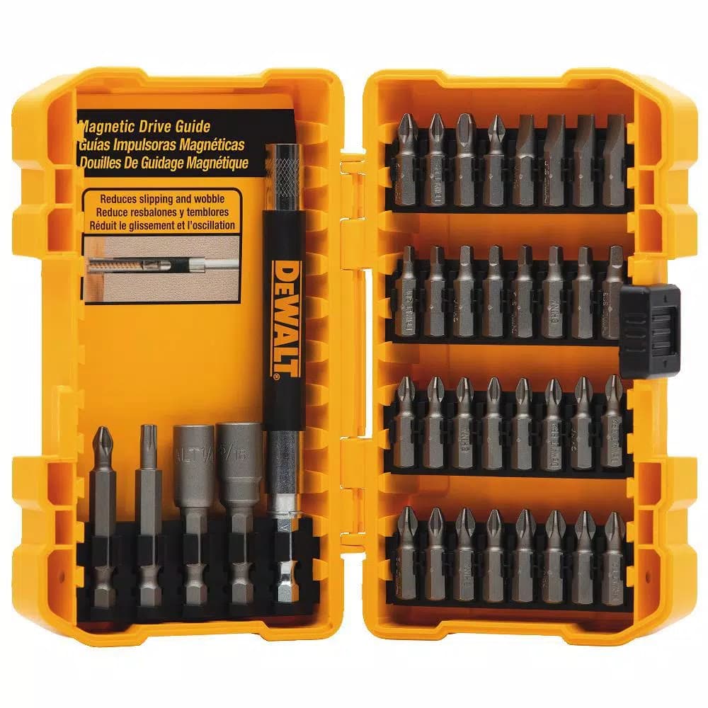 DEWALT 37-Piece Screwdriver Bit Set with Tough Case