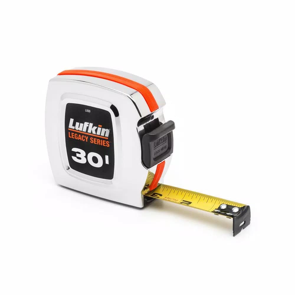 Lufkin Legacy Series 1 in. x 30 ft. Chrome Tape Measure