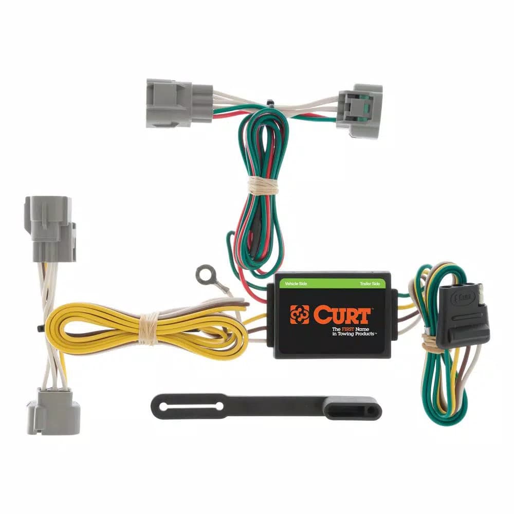 CURT Custom Vehicle-Trailer Wiring Harness, 4-Way Flat Output for Toyota Tacoma, T100, Hilux