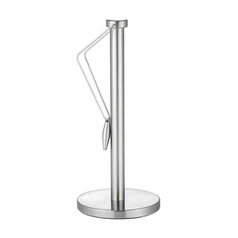 Alpine Industries Alpine Stainless Steel Freestanding Paper Towel Holder with Non-Slip Base