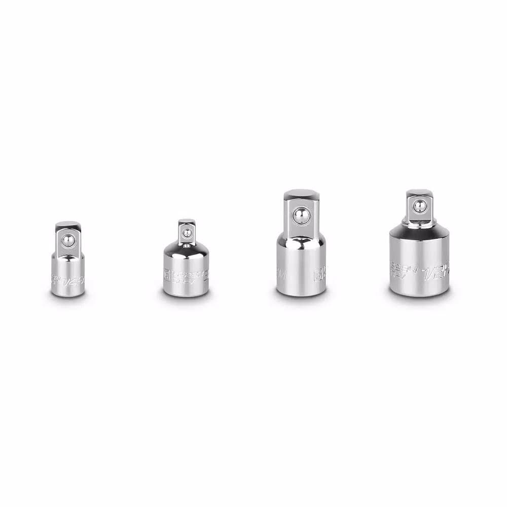 Capri Tools 4-Piece Socket Adapter and Reducer Set, Chrome Vanadium Steel