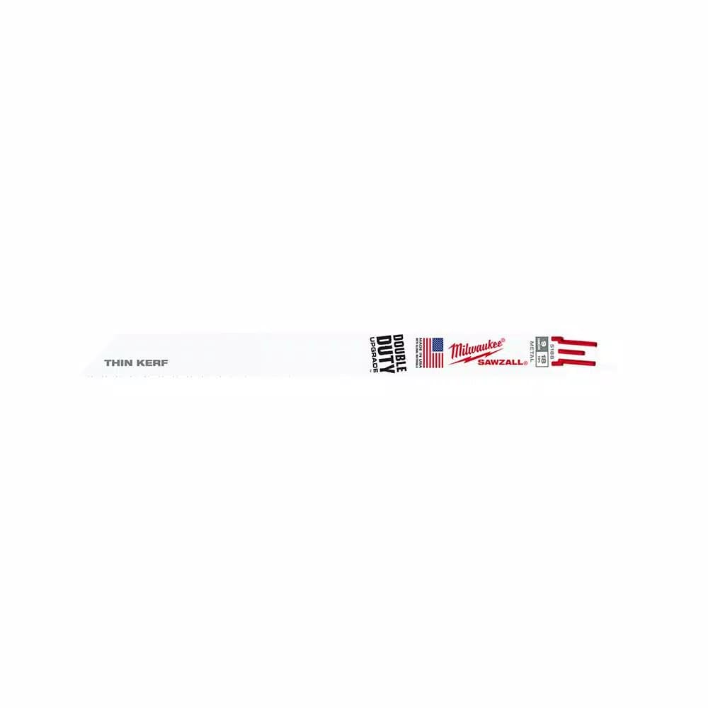 Milwaukee 9 in. 18 TPI Metal Cutting Reciprocating Saw Blades, 50 Pack