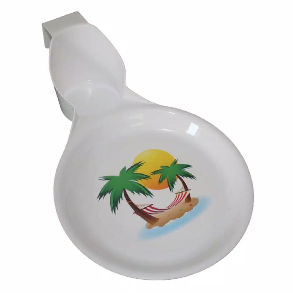 Unbranded Palm Tree Design Food and Drink Holder, 32-Piece Set, Durable Plastic Serveware