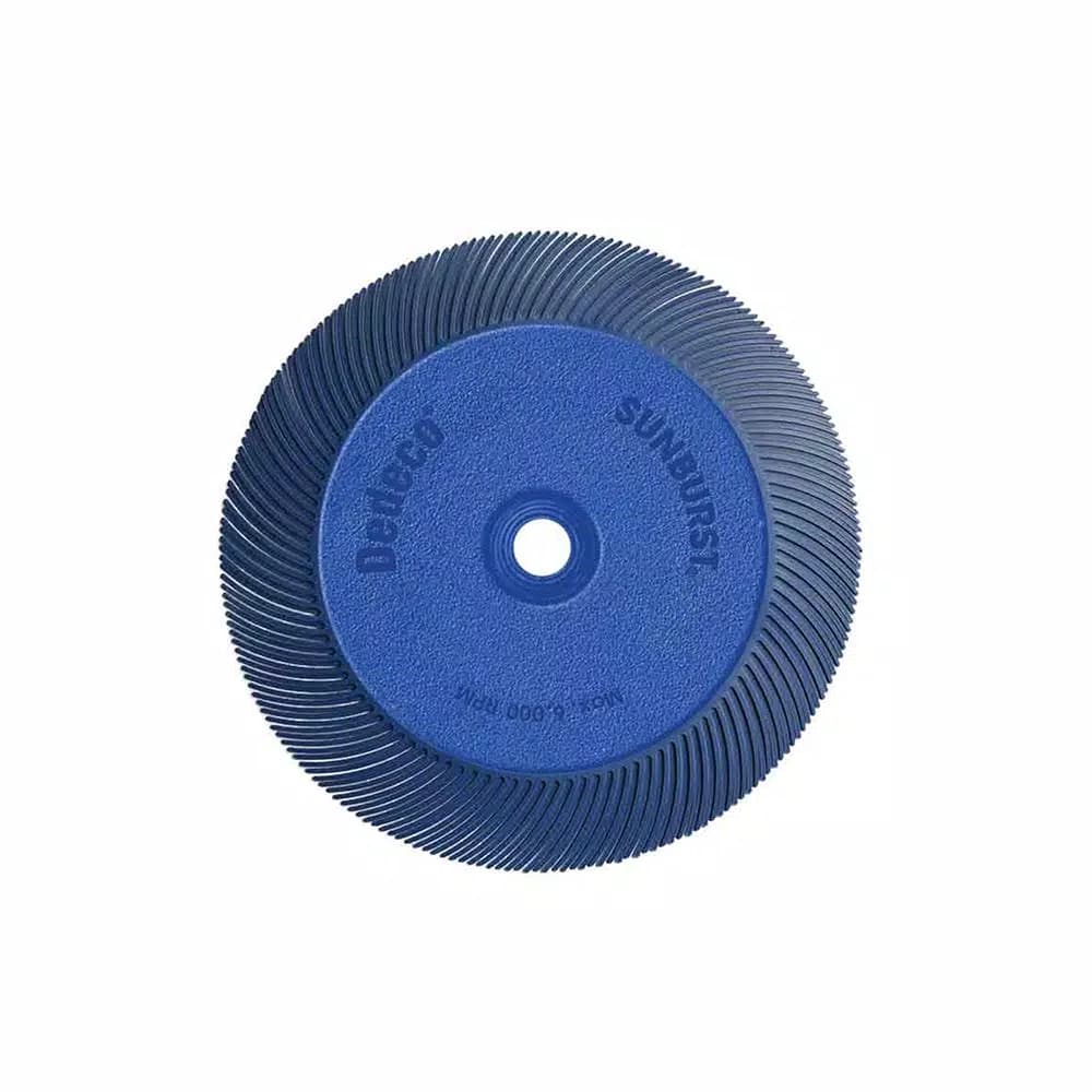 Dedeco Sunburst 7-5/8 in. 400-Grit TC Radial Polishing Disc with Adjustable Arbor