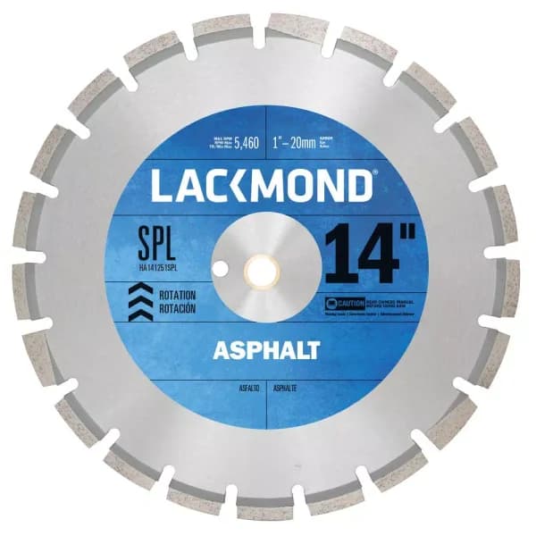 Lackmond SPL Series 14 in. Diamond Segmented Saw Blade for Asphalt and Block