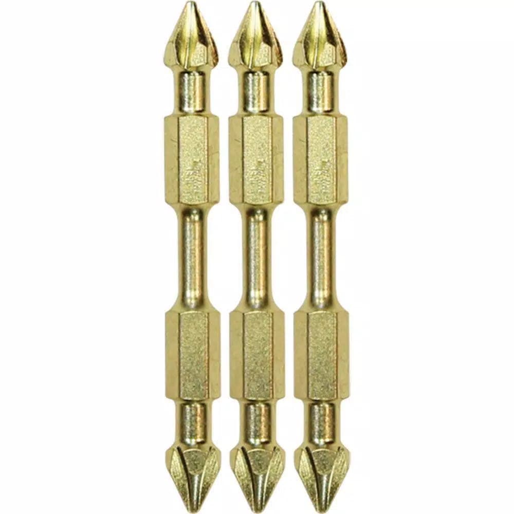 Makita Impact GOLD #1 Phillips Double-Ended Power Bit, 2-1/2 in. (3-Piece Set)