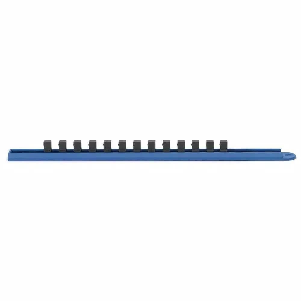 GearWrench 3/8 in. Drive 1-Compartment Socket Rail, Blue