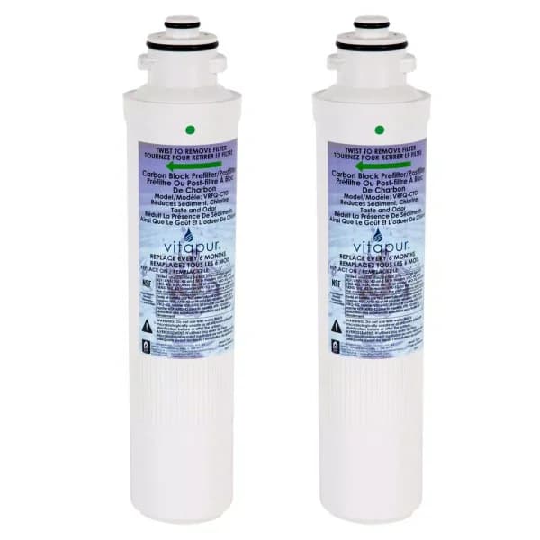 Vitapur VFK-3Q Replacement Quick Connect Water Filter Kit for VRO-3Q Reverse Osmosis Systems
