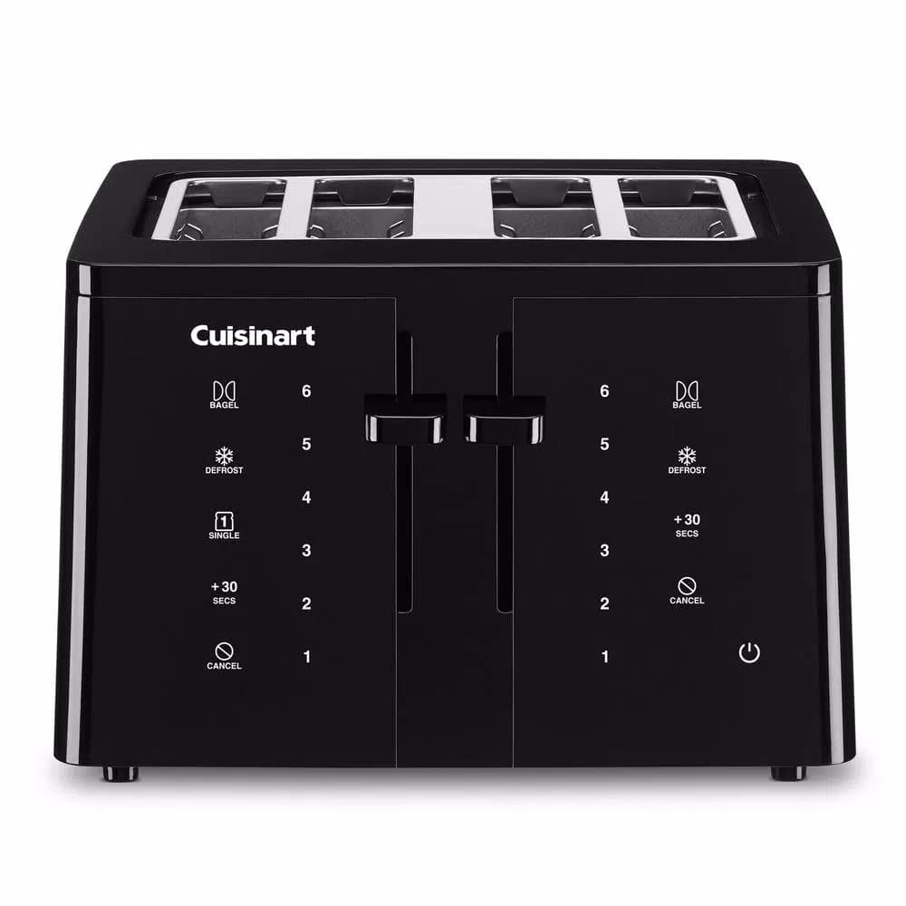 Cuisinart T-Series 4-Slice Wide Slot Touchscreen Toaster, Black