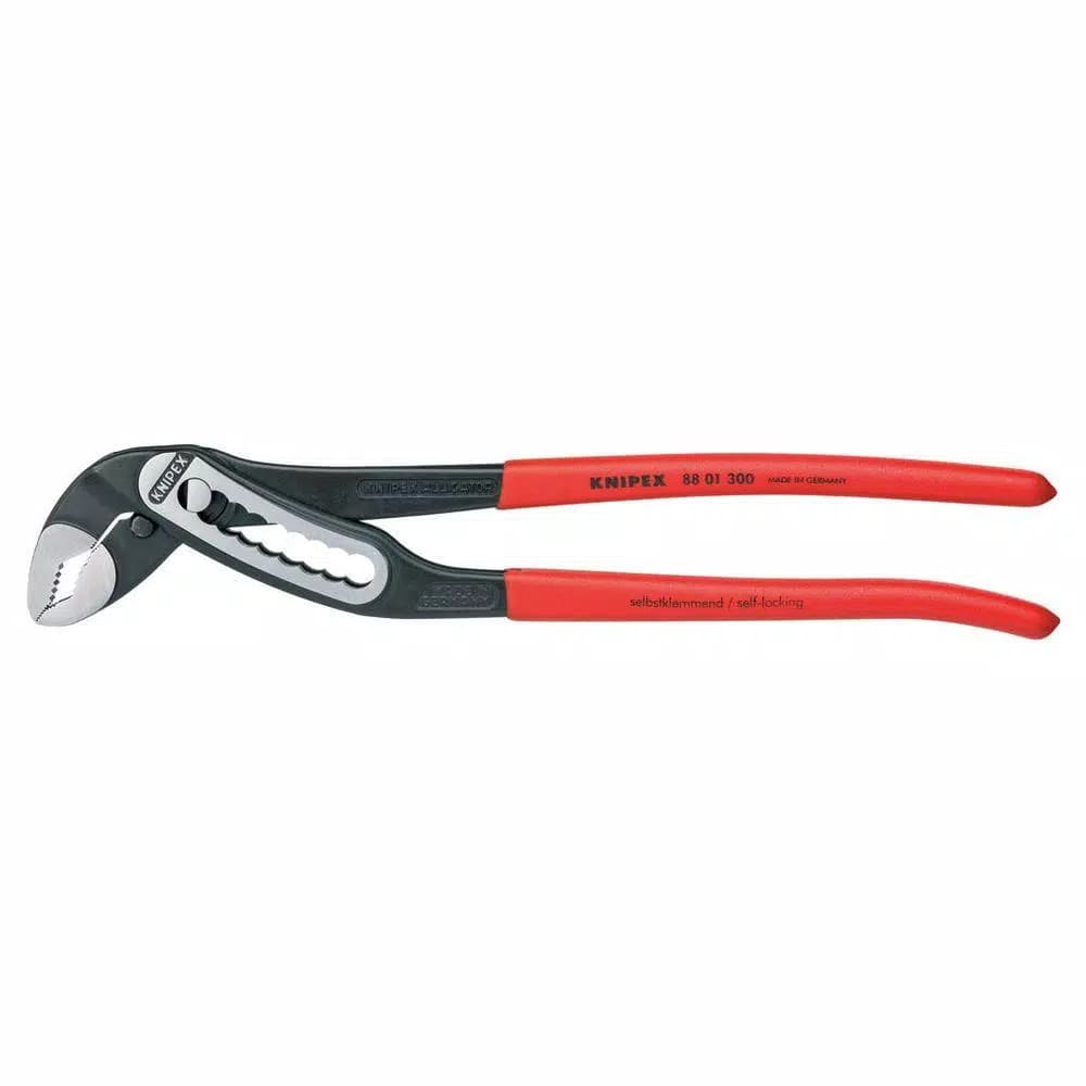 Knipex 12 in. Heavy Duty Forged Steel Alligator Pliers with 61 HRC Teeth