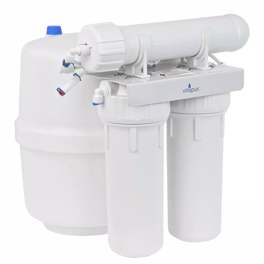 Vitapur 3-Stage Reverse Osmosis Water Filtration System, 23.3 GPD, NSF 58 Certified