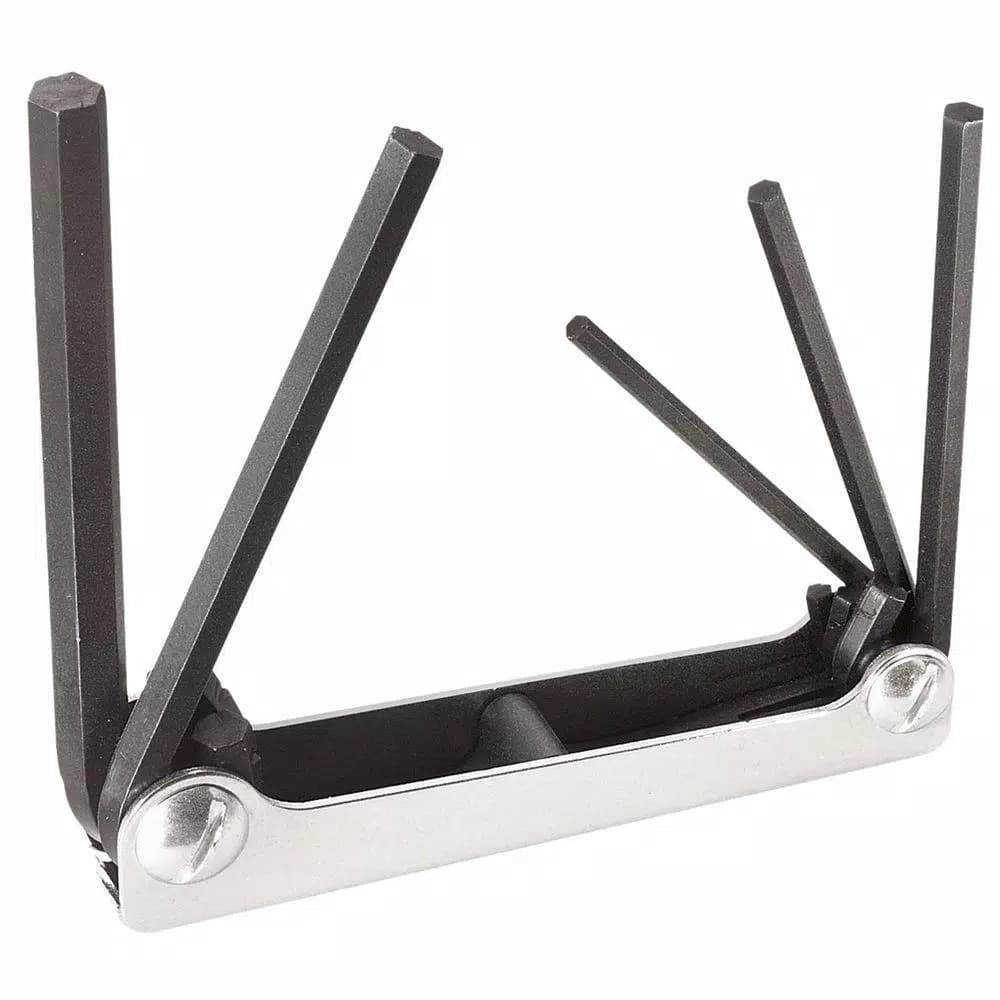 Klein Tools Metric Metal Folding Hex-Key Set, 6-Piece