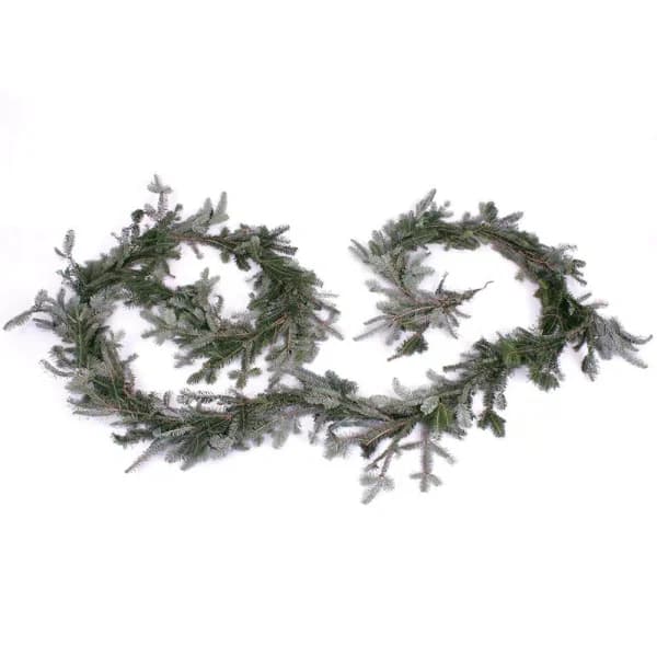 VAN ZYVERDEN 12 ft. Fresh Cut Blue Ridge Mountain Fraser Fir Coil Holiday Garland