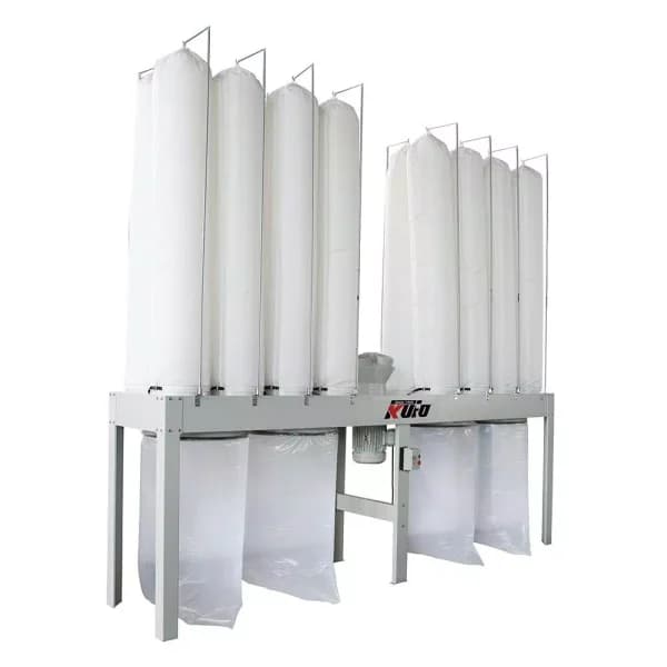 Kufo Seco UFO-104H2 10 HP Vertical Bag Dust Collector, 7027 CFM, 220V/440V 3-Phase