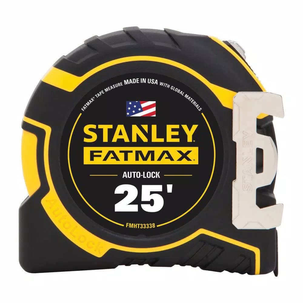 STANLEY FATMAX 25 ft. x 1-1/4 in. Auto-Lock Tape Measure with BladeArmor