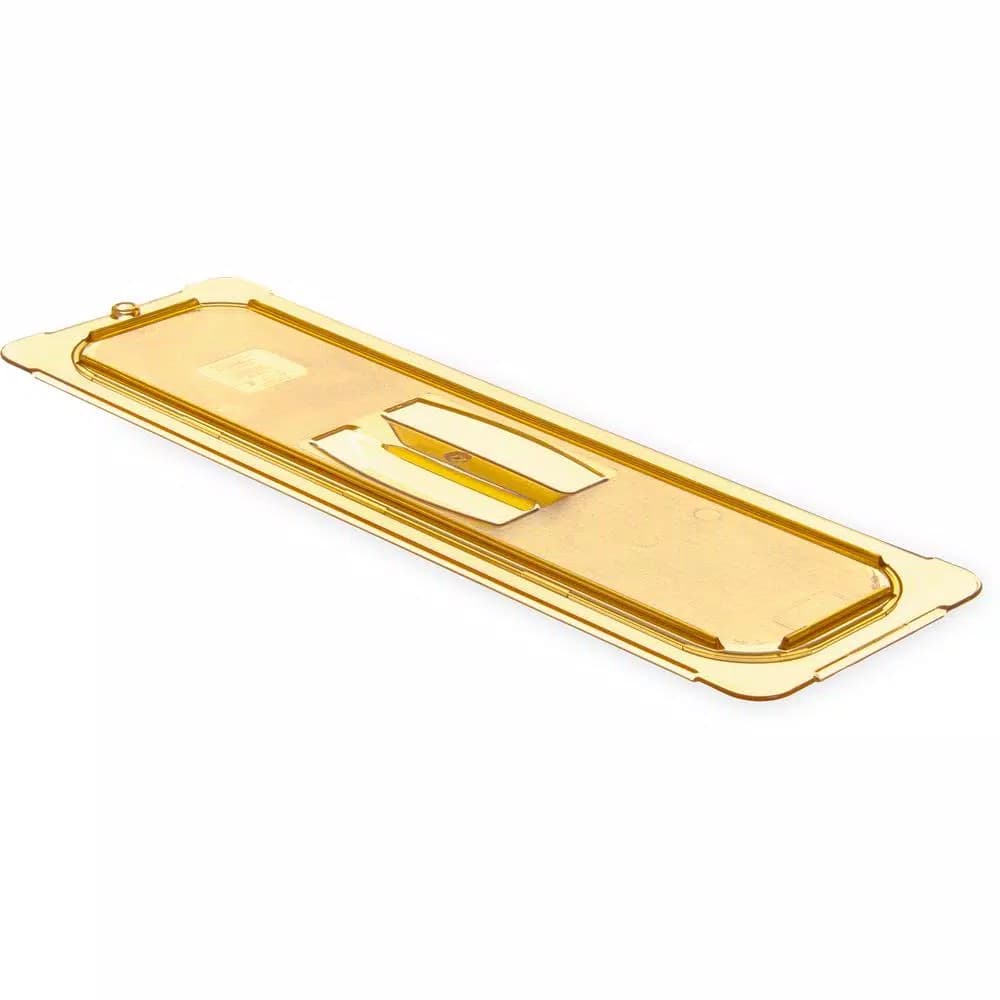 Carlisle StorPlus Amber Flat Lids for 1/2 in. High-Heat Food Pans (Set of 6)