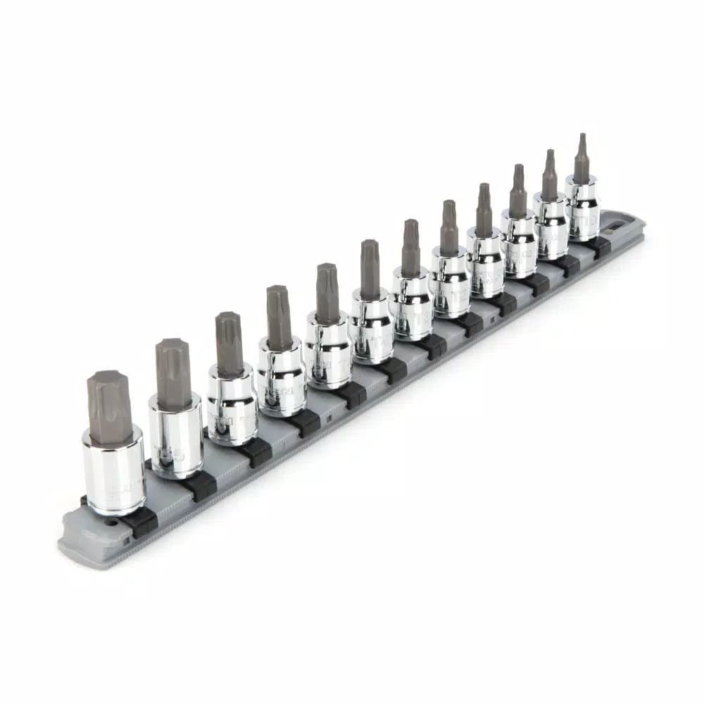 TEKTON 3/8 in. Drive Torx Bit Socket Set, 12-Piece