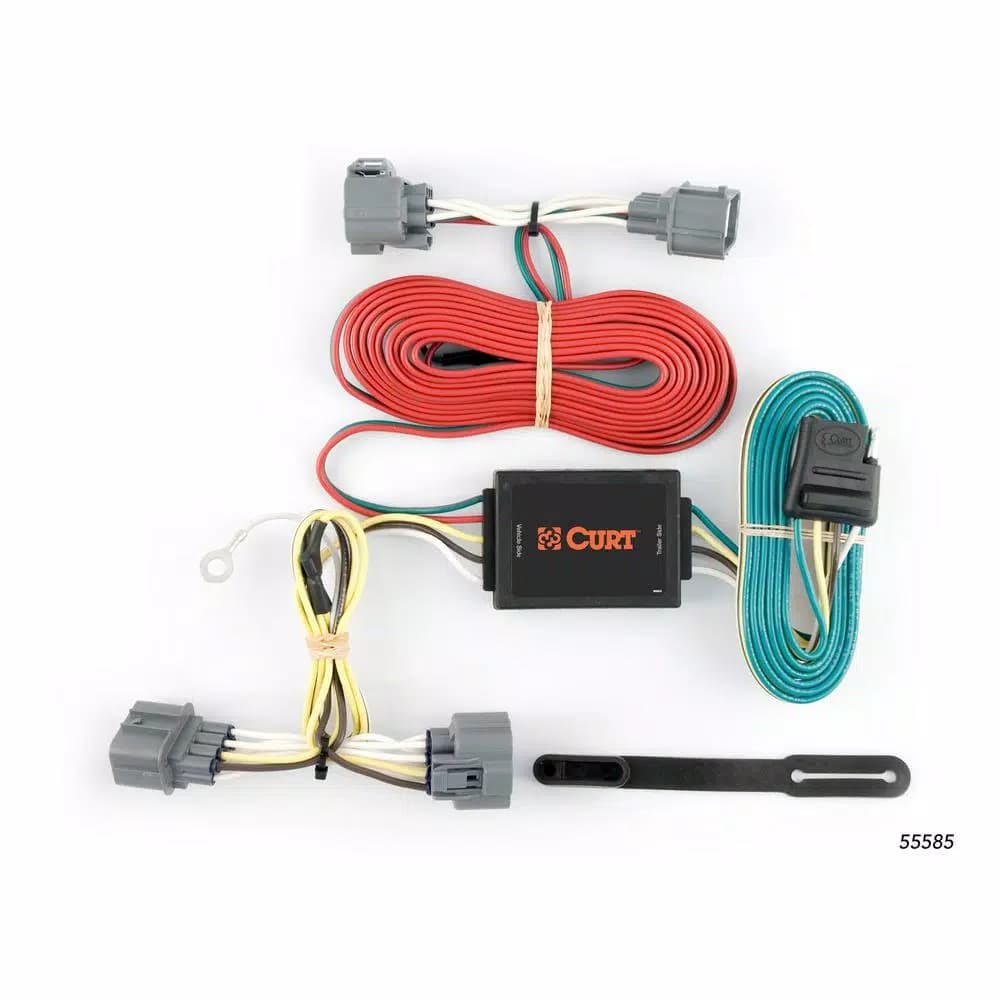 CURT Custom Vehicle-Trailer Wiring Harness for Honda Ridgeline, 4-Way Flat Output