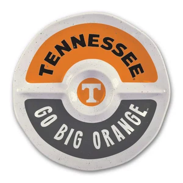 Magnolia Lane NCAA Tennessee 15 in. Melamine Chip and Dip Serving Tray