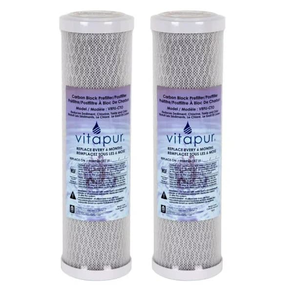 Vitapur VFK-3U Universal Reverse Osmosis Replacement Water Filter Kit (Fits VRO-3U)