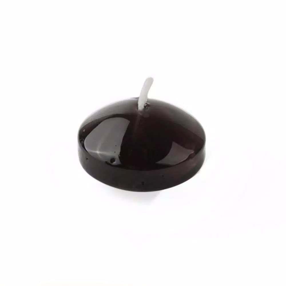 Zest Candle 1.75 in. Clear Black Gel Floating Candles, 12 Pack