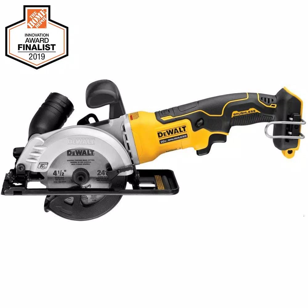 DEWALT 20V MAX ATOMIC Brushless 4-1/2 in. Cordless Circular Saw (Tool-Only)